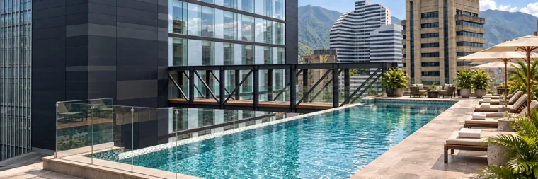 Panorama de la piscina