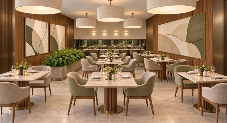 Restaurante de piscina